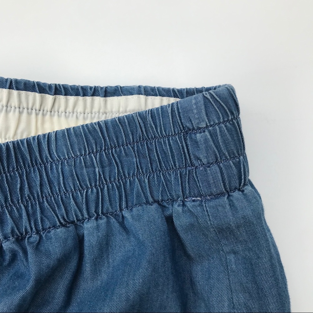 J. Crew |  Preppy Chambray Pocket Skirt - Picture 4 of 6
